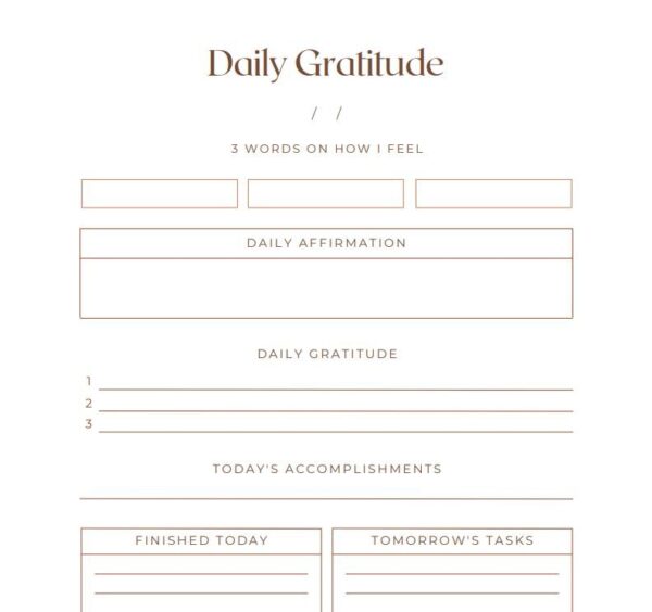 Digital Boho Gratitude Journal - Image 2
